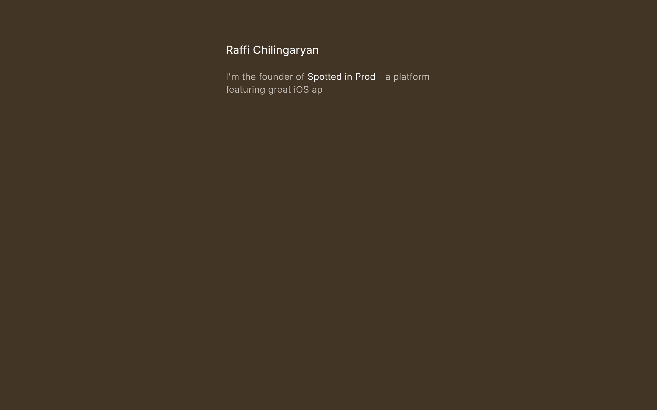 Raffi Chilingaryan